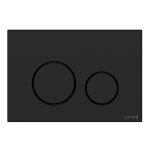 Клавиша смыва для инсталляций Cersanit Twins черная (63525)