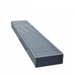 Конвектор внутрипольный КЗТО Бриз с 1 теплообменником 2500х260х80 мм правое подключение