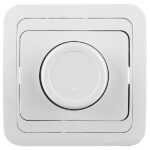 Диммер Makel Mimoza одноклавишный встраиваемый белый (12011)