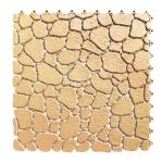 Антискользящее модульное покрытие Sensor Aqua Stone 340х340 мм бежевое (12 шт.=1,39 кв.м)