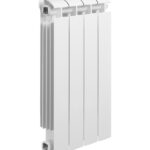 Радиатор биметаллический Global Style Extra 500 мм 4 секции 1" боковое подключение белый