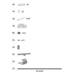 Комплект крепежа для ванны акриловой Ravak (B23600000N)