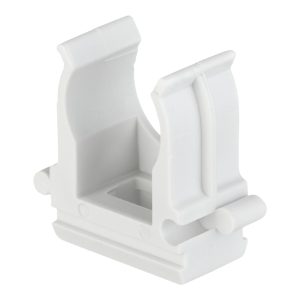 Крепеж-клипса для труб 16 мм Greenel серая (100 шт.) (GE50140)