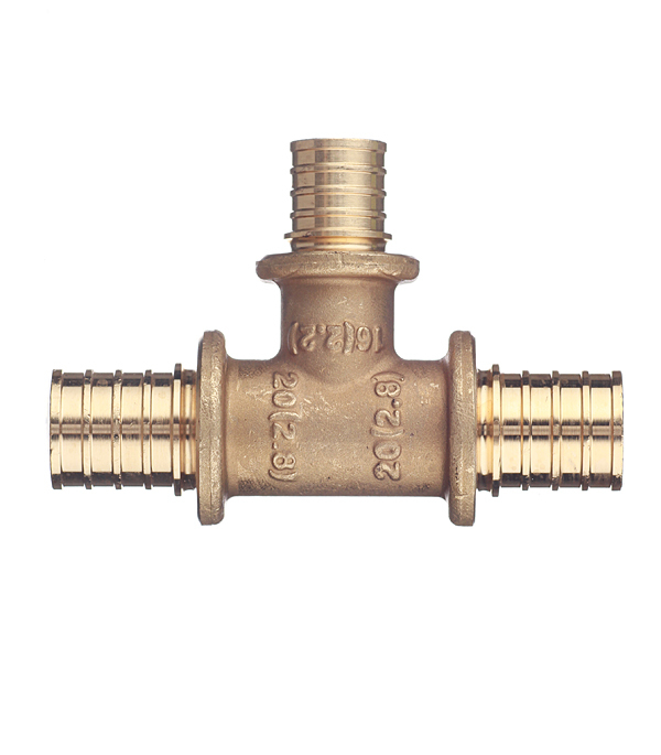 original-29138.jpg Тройник Stout 20 х 16 х 20 мм латунный (SFA-0014-201620) — изображение 1