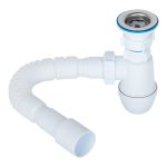 Сифон для мойки АНИ пласт 1 1/2х40 мм с выпуском d70 мм с соединением 40/50 мм (C0115)