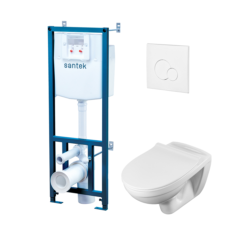 original-29974.jpg Комплект инсталляции Santek с унитазом Пэк Бореаль с кнопкой белой и сиденьем дюропласт микролифт быстросъем (1.WH30.2.464) — изображение 1