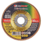 Круг лепестковый по металлу/древесине Луга 125х22,2 мм P80 (7967/2293)