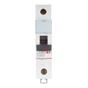 Автоматический выключатель модульный Legrand TX3 1P 63А тип C 6 кА 230 В (404034)