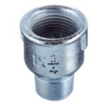 Муфта переходная Gebo Platinum (246-26V) 1 ВР(г) х 3/4 НР(ш) чугунная оцинкованная