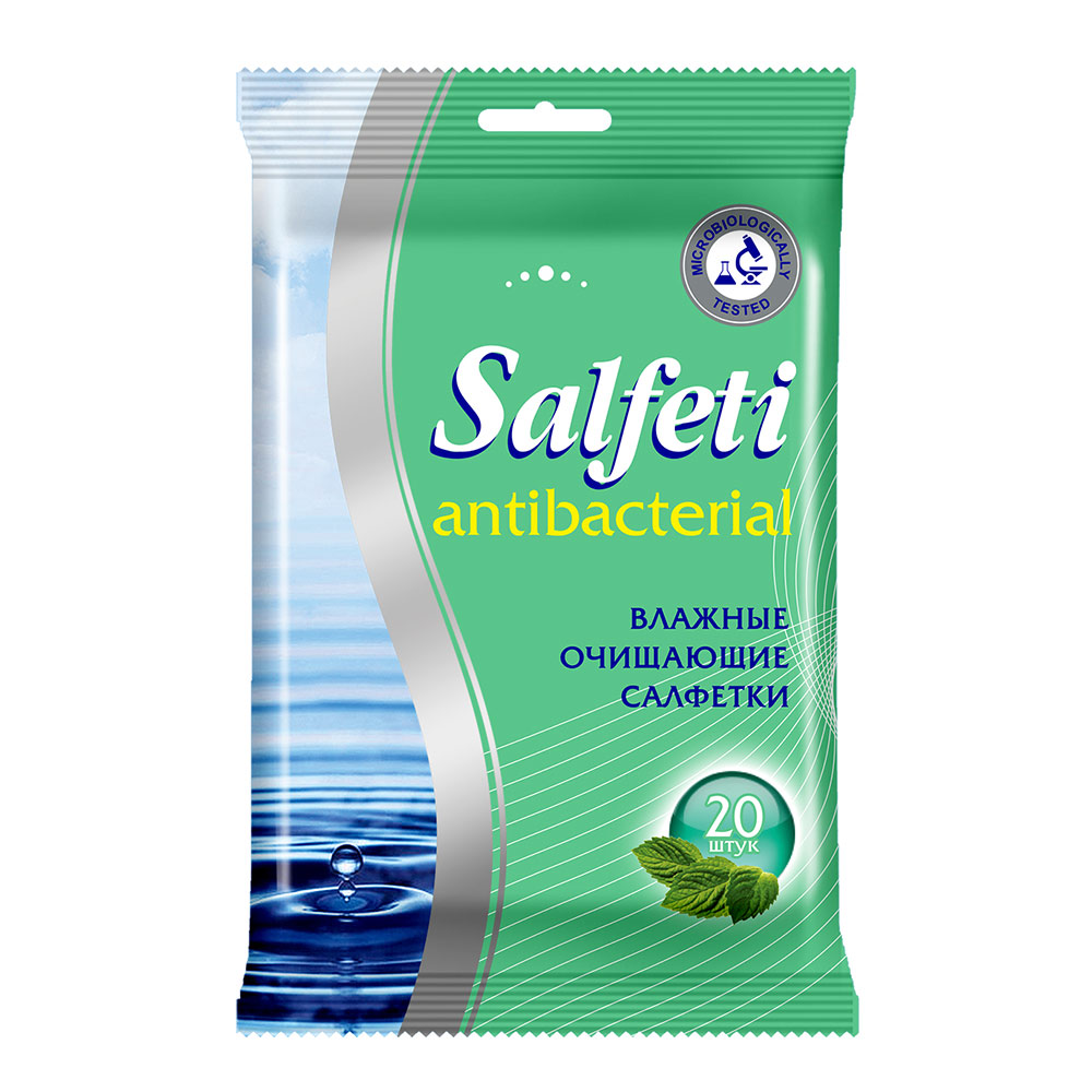original-30090.jpg Салфетки влажные антибактериальные Salfeti (20 шт.) — изображение 1