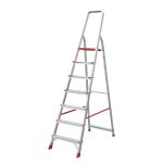 Стремянка алюминиевая 7 ступеней 80-130 мм 1,51 м Новая высота
