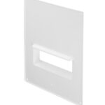 Площадка торцевая горизонтальная ПТГ фланец 60х120 пластиковая для плоских воздуховодов 180х250 мм