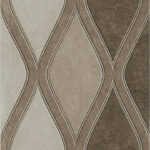 Плитка декор Нефрит Кронштадт коричневая 600x200x9 мм