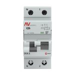Автомат дифференциальный EKF Averes DVA-6 25А 1P+N тип A 30 мА 6 кА (rcbo6-1pn-25C-30-a-av)