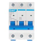 Автоматический выключатель модульный Chint NXB-63 3P 50А тип C 6 кА 400 В (814175)