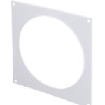 Накладка для круглых воздуховодов настенная Era пластиковая 205х205 мм d160 мм