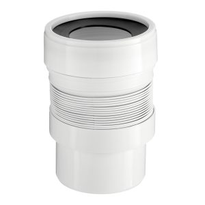 Слив для унитаза АНИ пласт d110 мм пластиковый гофрированный для внутренней канализации (K821)