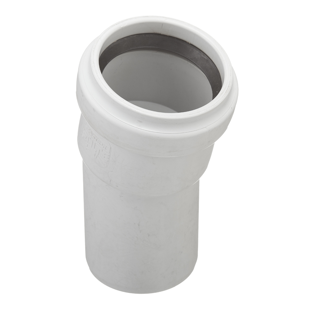 original-31443.jpg Отвод Pro Aqua Stilte Plus d58 мм 15° пластиковый шумопоглощающий для внутренней канализации — изображение 1