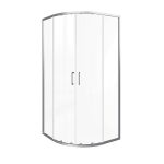 Душевой уголок Good Door Lite R-90-C-CH хром 90х90х190 см четверть круга стекло прозрачное 5 мм (ЛТ00002)