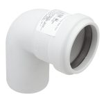 Отвод Pro Aqua Stilte Plus d58 мм 87,5° пластиковый шумопоглощающий для внутренней канализации