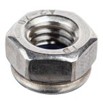 Гайка самоконтрящаяся нержавеющая сталь М8 DIN 985 (6 шт.)