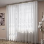 Тюль вуаль белый 300х260 см Legrand с утяжелителем (58091920)