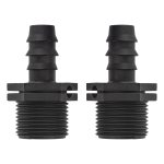 Соединитель для капельной трубки 16 мм 1/2 MasterProf пластиковый (2 шт.) (ДС.070721)