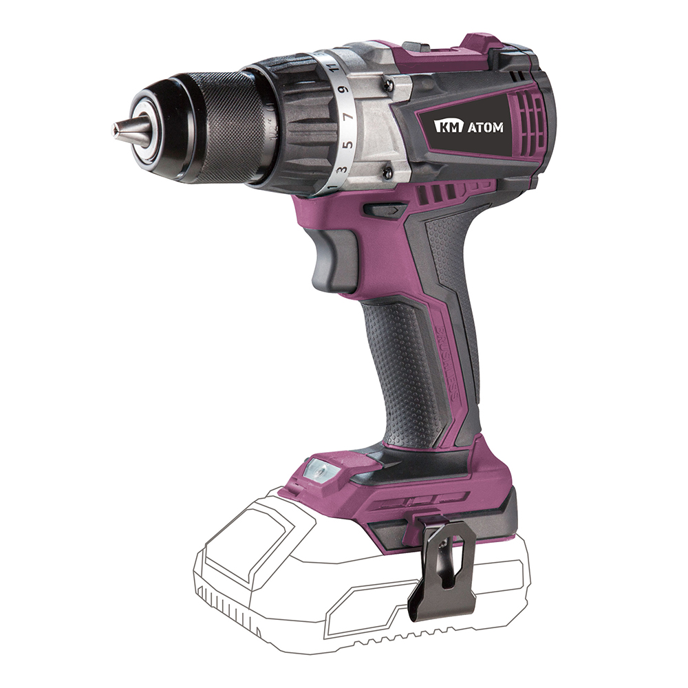 original-32066.jpg Дрель-шуруповерт аккумуляторная КМ АТОМ 18 В без АКБ и ЗУ (CD-183BL) — изображение 1