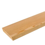 Планкен скошенный 20х140х4000 мм лиственница сорт АВ (S раб.=0,56 кв.м)