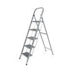 Стремянка стальная 5 ступеней 200 мм 1,15 м Zalger