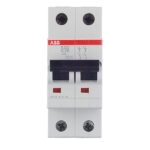 Автоматический выключатель модульный ABB S202 2P 25А тип C 6 кА 400 В (2CDS252001R0254)