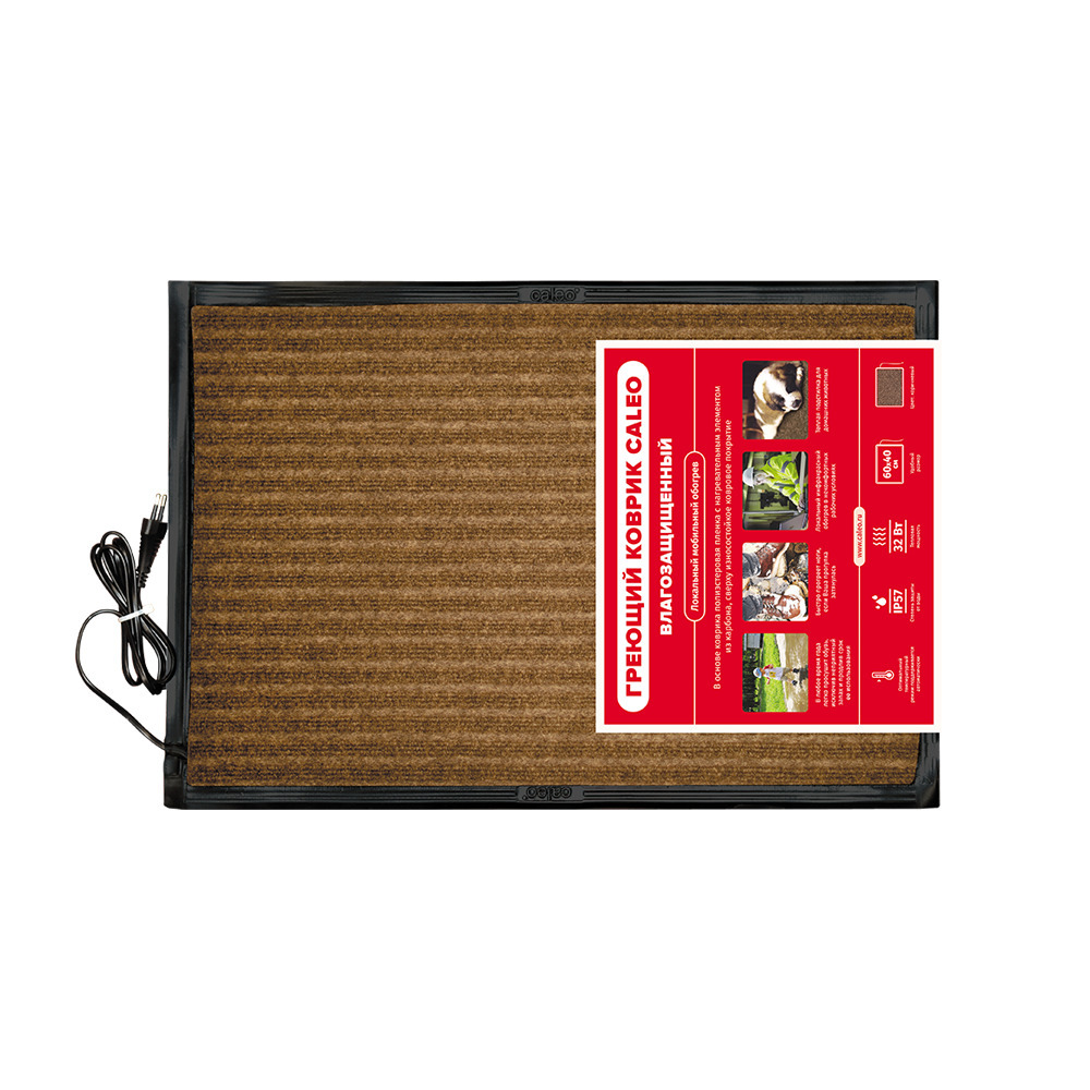 original-32391.jpg Коврик с подогревом 60х40 см Caleo коричневый — изображение 1