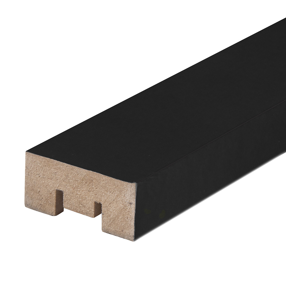 original-32403.jpg Декоративная рейка МДФ 35х16х2700 мм черная Стильный Дом — изображение 1