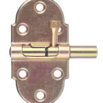 Шпингалет Gah Alberts пружинный 60 мм оцинкованный