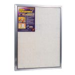 Люк ревизионный под плитку Практика EuroFormat-R алюминиевый 600х800 мм скрытый нажимной