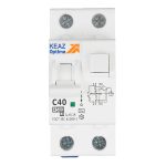 Автомат дифференциальный КЭАЗ OptiDin D63 40А 1P+N тип AC 100 мА 4,5 кА (328109)