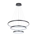 Люстра светодиодная подвесная Arte Lamp Frodo 145 Вт 3000-6000К 8 кв.м (A2197SP-3BK)