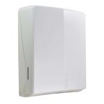 Диспенсер Nofer Evo для бумажных полотенец пластик белый (04047.W)