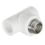 Тройник полипропиленовый Valfex переходный 20 мм х 1/2 НР(ш) х 20 мм (10128020П)