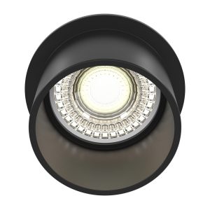 Светильник встраиваемый GU10 черный 50 Вт IP20 Maytoni Reif ДВО (DL050-01B)