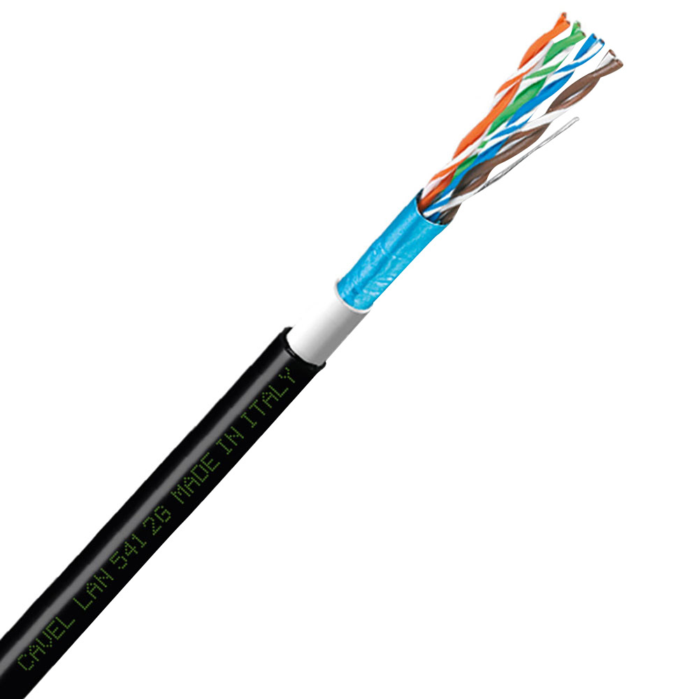 original-32916.jpg Интернет-кабель уличный (витая пара) FTP CAT5e LAN 541 2G 4х2х0,51 мм экранированный Cavel (200 м) — изображение 1