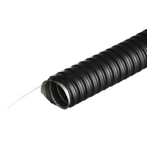 Металлорукав в ПВХ оболочке Р3-ЦПнг-ХЛ морозостойкий 15 мм IEK с зондом (50 м) (CMP24-015-K02-050-C)