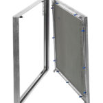 Люк ревизионный под плитку Хаммер Гиппократ-П алюминиевый 600х600 мм скрытый нажимной