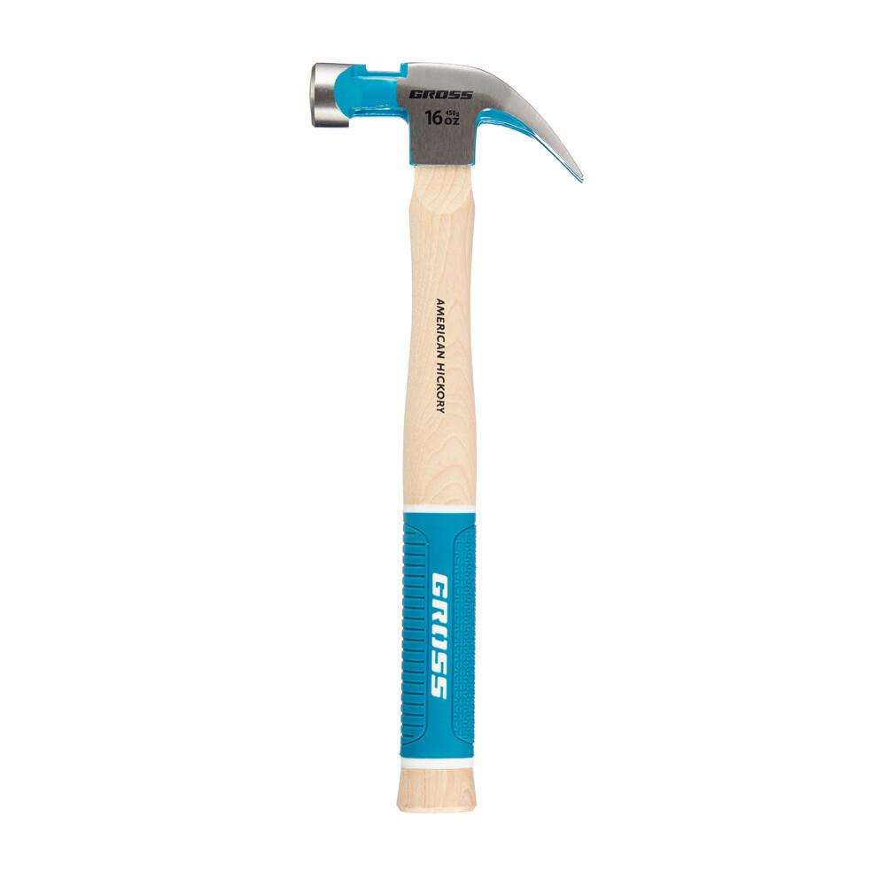 original-33401.jpg Молоток-гвоздодер Gross 450 г обрезиненная ручка (10415) — изображение 1