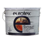 Лак алкидно-уретановый яхтный Eurotex бесцветный 10 л полуматовый