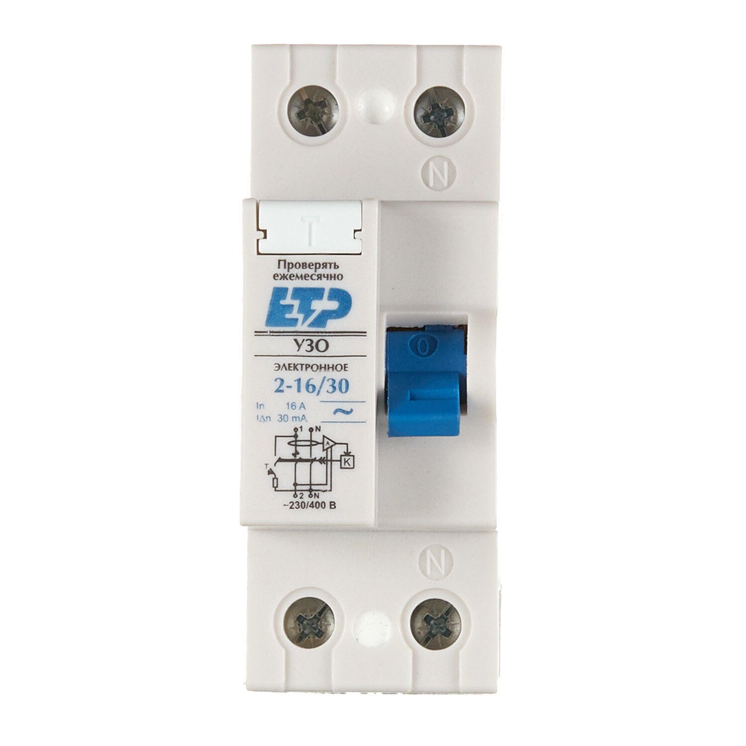 original-3371.jpg УЗО ETP DLF362 16А 1P+N тип AC 30 мА 4,5 кА компактное (18097) — изображение 1