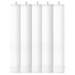 Ламели для вертикальных жалюзи 180 см  Лайн белые (5 шт.)