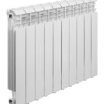 Радиатор алюминиевый Global Iseo 500 мм 10 секций 1" боковое подключение белый