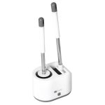 Ершик для унитаза Savanna напольный пластик/силикон белый (9822060)