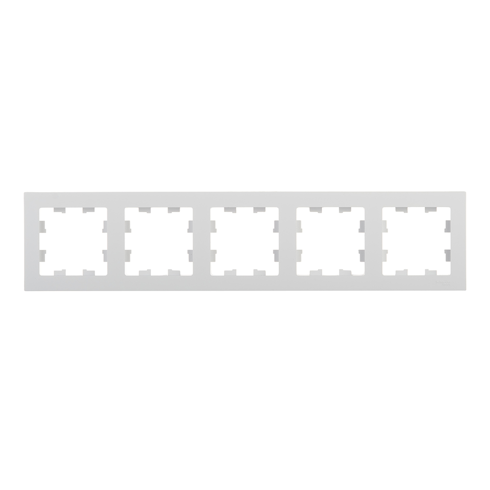 original-33843.jpg Рамка Systeme Electric AtlasDesign пятиместная белая (ATN000105) — изображение 1